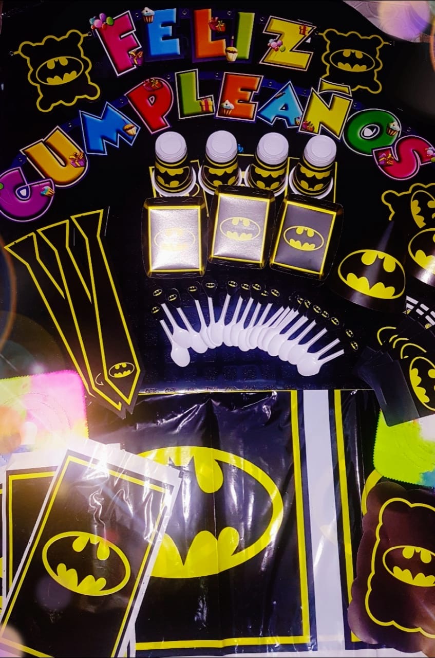 Kit Batman decoración cumpleaños - Circus Fiesta